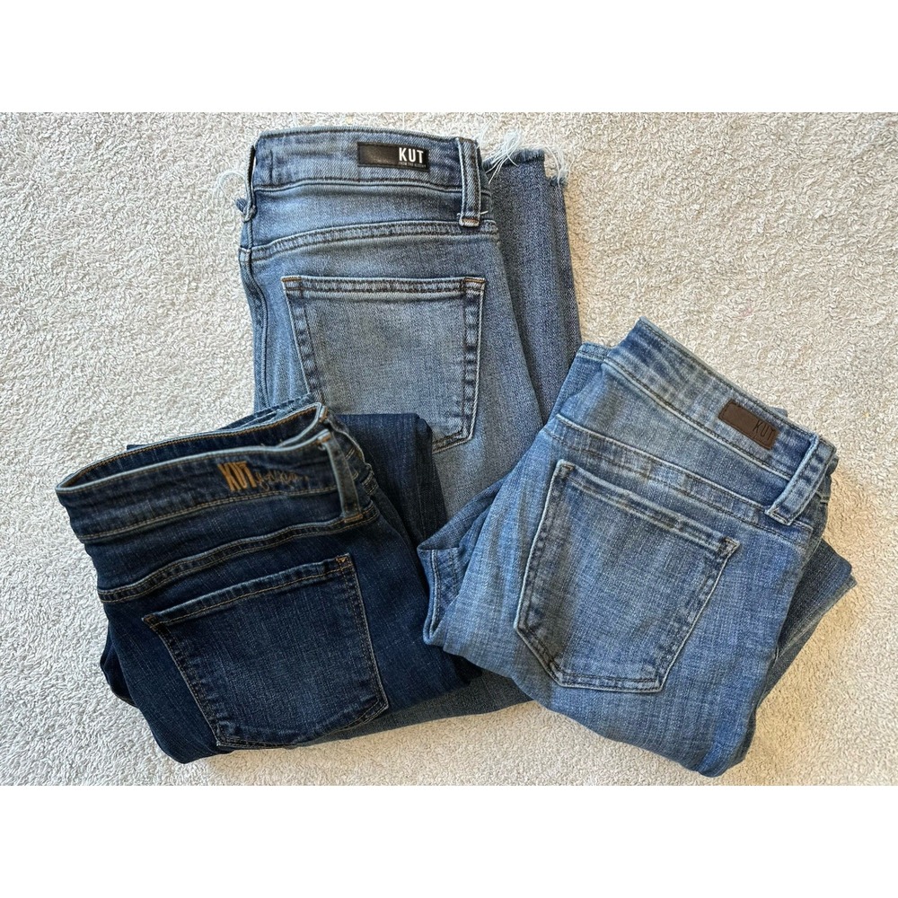 KUT From The Kloth Women's Jeans Size 10‎ LOT OF 3 (3 Pairs)